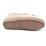 Pantoffel beige daim 3410 Warmbat 